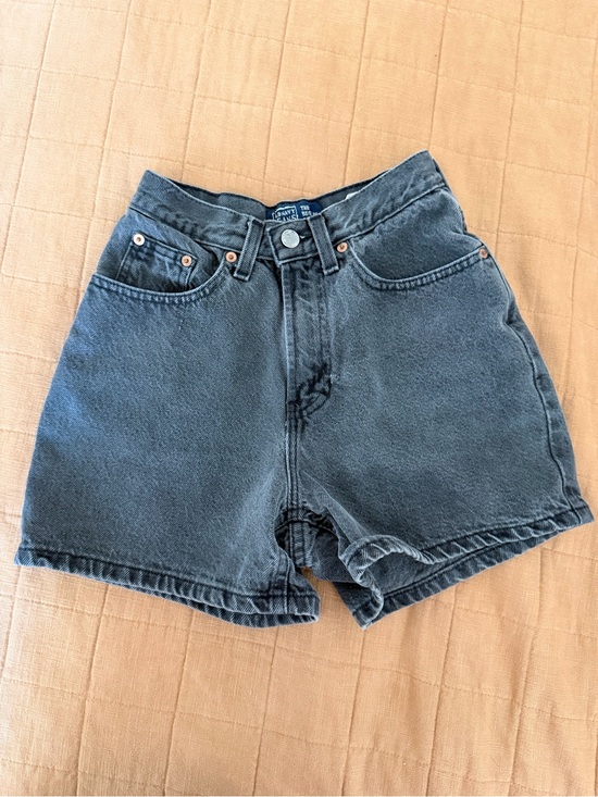 Old Navy Denim - Old Navy Vintage Washed Black High-Waist Denim Shorts